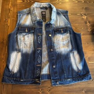 Harley-Davidson Blue Denim Vest